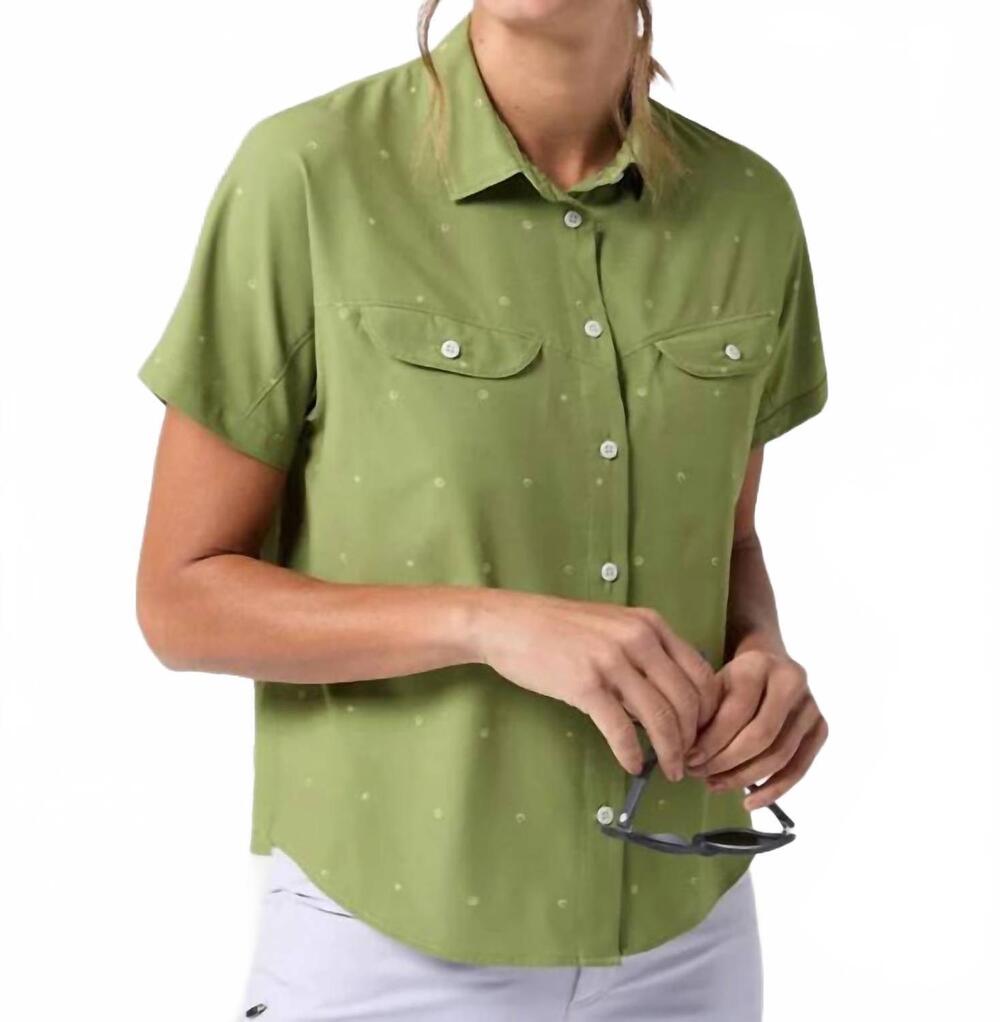 NEW STIO shifter short sleeve shirt in terrain dot